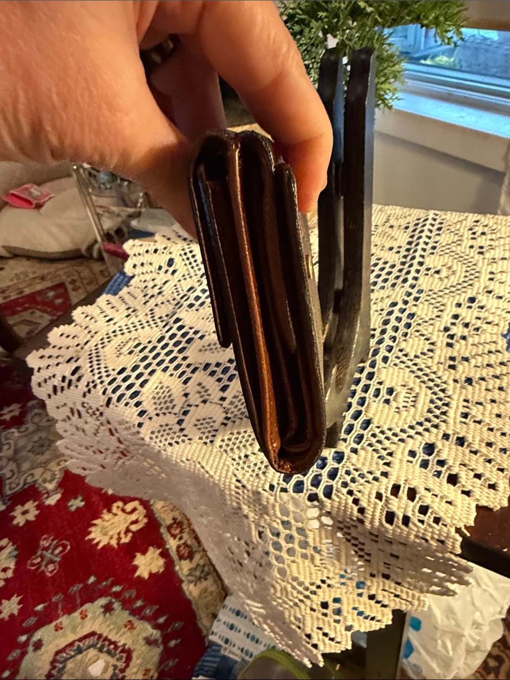 Brown Monogram Compact Wallet - Picture 3 of 11